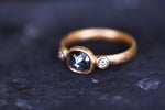 Rose Diamond Three Stone Ring