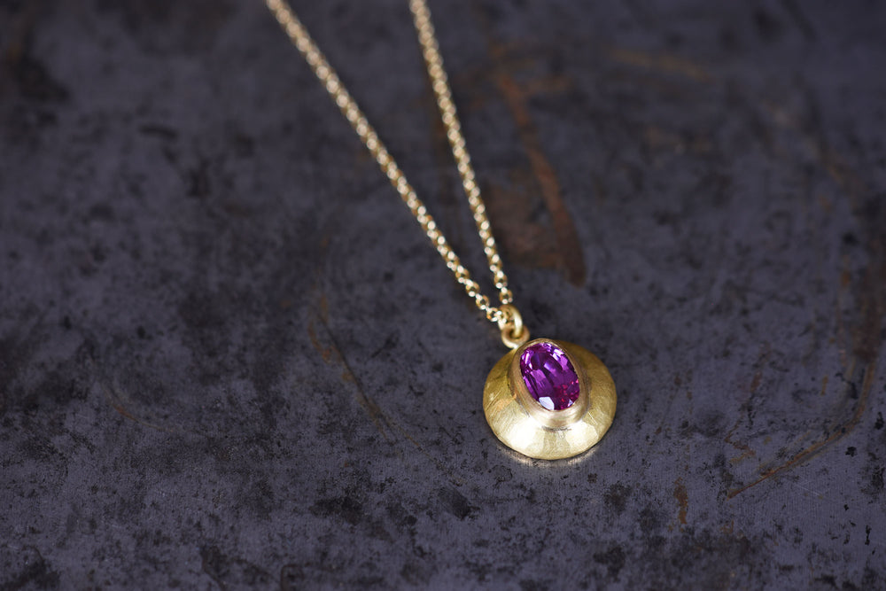 Pink Sapphire Pendant