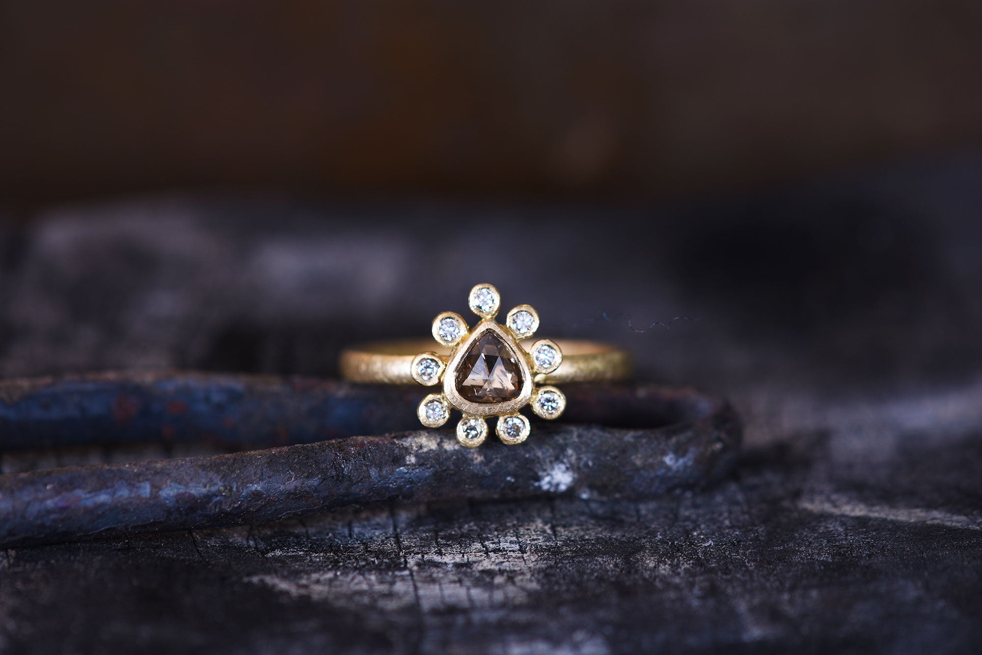 Diamond Flower Ring Goodman Morris