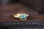 Tourmaline and Diamond Ring