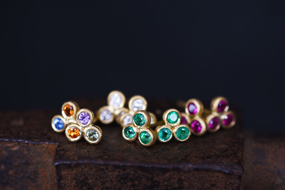 Ruby Rainbow Earrings