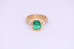 Emerald and Diamond Ring