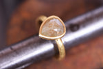 Pear Rose Cut Ring