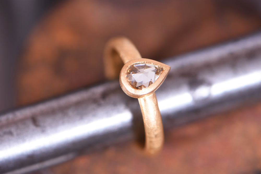 Rose Cut Diamond Ring