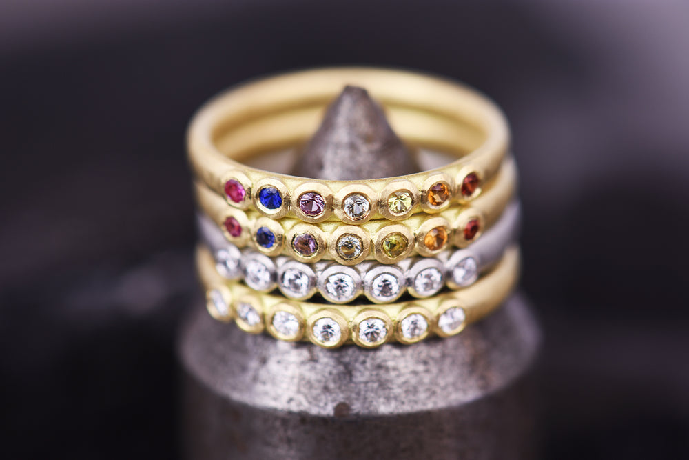 Diamond Rainbow Ring