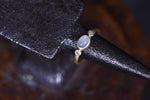 Star Sapphire Three Stone Ring