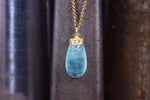 Aquamarine and Diamond Pendant